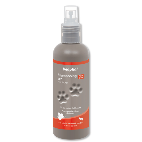 Visuel 1 du produit Hygiène Chat – Beaphar shampooing sec premium – 200 ml
