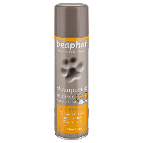 Visuel 1 du produit Hygiène Chien et Chat – Beaphar Shampooing Mousse Sans Rinçage – 250 ml