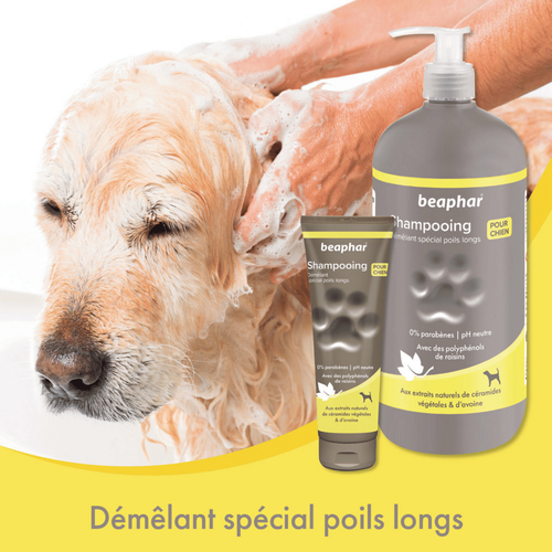 Visuel 4 du produit Hygiène Chien – Beaphar shampooing premium démêlant 2 en 1 – 750 ml