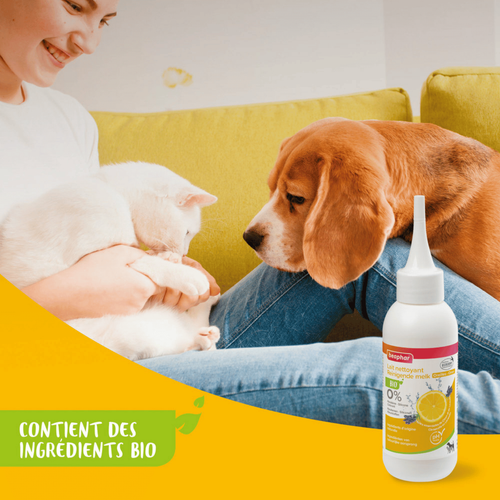Visuel 5 du produit Soin Chien & Chat - Beaphar Lait Nettoyant Auriculaire Bio – 100 ml