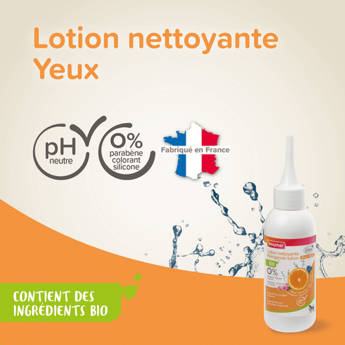 Visuel 3 du produit Soin Chien & Chat - Beaphar Lotion Nettoyante Oculaire Bio – 100 ml