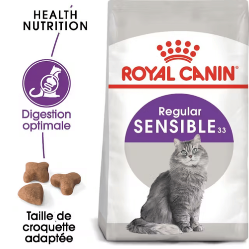 Visuel 3 du produit Croquettes Chat – Royal Canin Sensible 33 – 4 kg