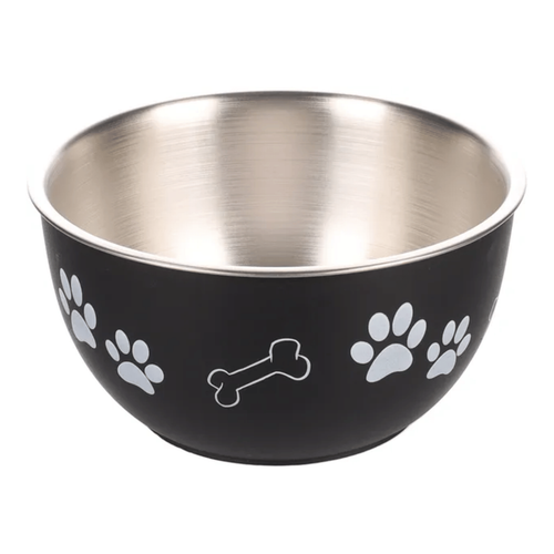 Visuel 2 du produit Gamelle Chien - Flamingo Ecuelle avec couvercle Kena Noir - Ø 15 cm