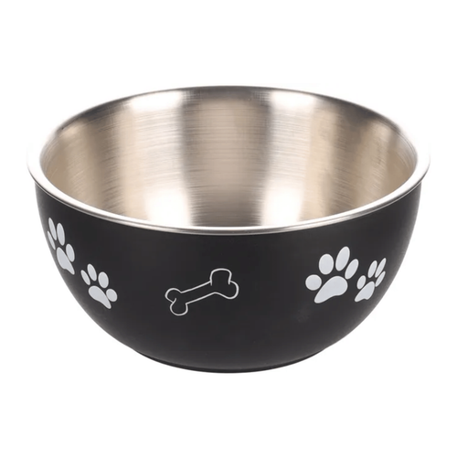 Visuel 2 du produit Gamelle Chien - Flamingo Ecuelle avec couvercle Kena Noir - Ø 17,2 cm