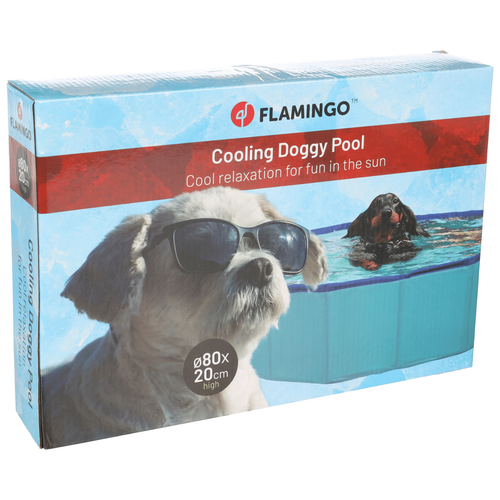 Visuel 3 du produit Loisir Chien – Flamingo Piscine Doggy Splatter Bleu et bleu clair – Ø 80 cm