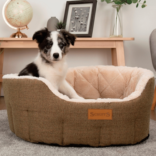 Visuel 5 du produit Couchage - Scruffs Corbeille ovale Woodlands Taille L Vert - Ø 75 cm