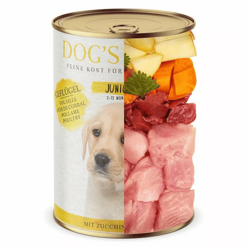 Visuel 2 du produit Boîte Chiot – Dog's Love Junior Volaille & Courges 200 gr