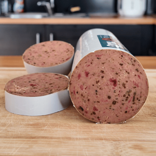 Visuel 2 du produit BARF Chien - Saucisse à la Dinde - 400 gr