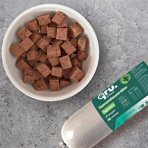Visuel 3 du produit BARF Chien - Saucisse à l'Agneau - 400 gr