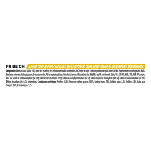Visuel 4 du produit Croquettes Chat – Pro Plan Light Adulte Dinde – 3 kg