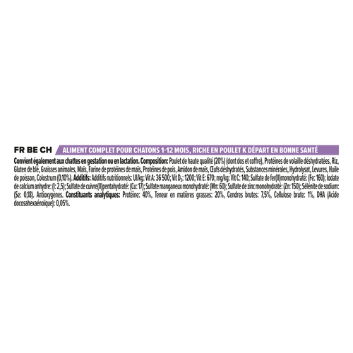 Visuel 4 du produit Croquettes Chat – Pro Plan Original Kitten Poulet – 1,5 kg