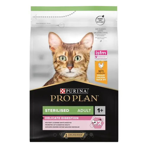Visuel 2 du produit Croquettes Chat – Pro Plan Sterilised Adulte Poulet - 3 kg