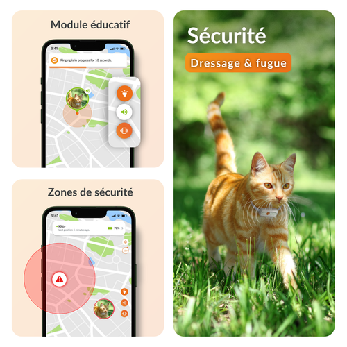 Visuel 5 du produit Sécurité Chat - Weenect GPS blanc XS – 60 X 23 X 12 mm