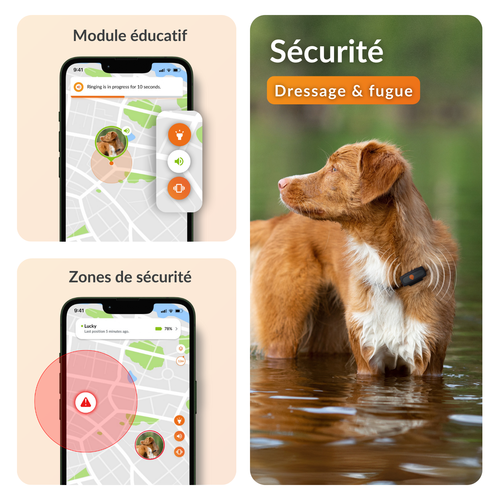 Visuel 5 du produit Sécurité Chien - Weenect GPS noir XS – 60 X 23 X 12 mm