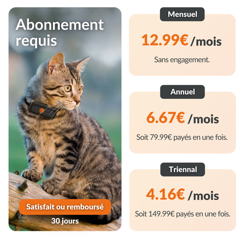 Visuel 6 du produit Sécurité Chat - Weenect GPS noir XS – 60 X 23 X 12 mm