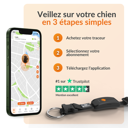 Visuel 7 du produit Weenect GPS Chien XT noir