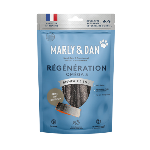 Visuel 1 du produit Marly et Dan Friandises Régénération Oméga 3 - 60 gr