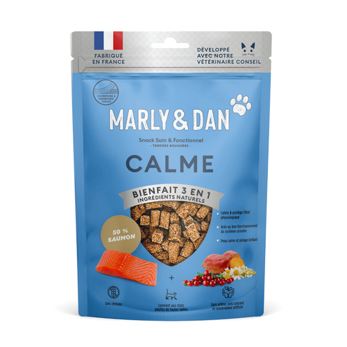 Visuel 1 du produit Friandise Chat – Marly & Dan Tendres bouchées « Calme » - 50 gr