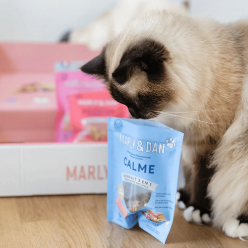 Visuel 4 du produit Friandise Chat – Marly & Dan Tendres bouchées « Calme » - 50 gr