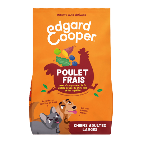 Visuel 1 du produit Edgard & Cooper Croquettes Chien Adulte Poulet Sans Céréales - 12 kg