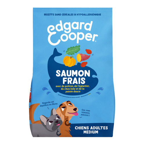 Visuel 1 du produit Edgard & Cooper Croquettes Chien Adulte Saumon Sans Céréales - 2,5 kg