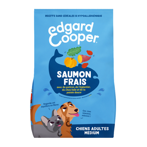 Visuel 1 du produit Edgard & Cooper Croquettes Chien Adulte Saumon Sans Céréales - 7 kg