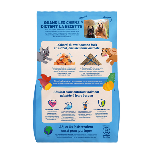Visuel 2 du produit Edgard & Cooper Croquettes Chien Adulte Saumon Sans Céréales - 12 kg