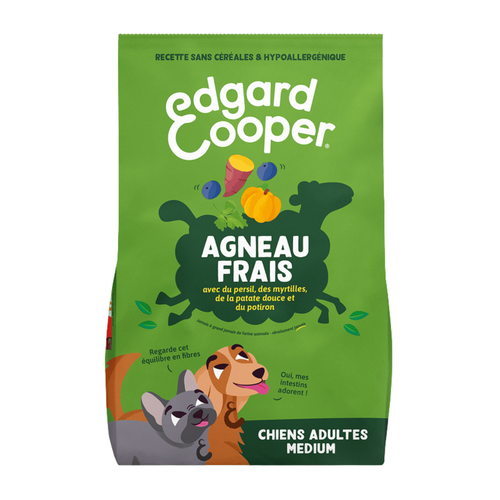 Visuel 1 du produit Edgard & Cooper Croquettes Chien Adulte Agneau Sans Céréales - 2,5 kg