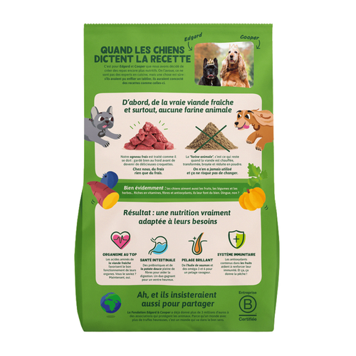 Visuel 2 du produit Edgard & Cooper Croquettes Chien Adulte Agneau Sans Céréales - 2,5 kg