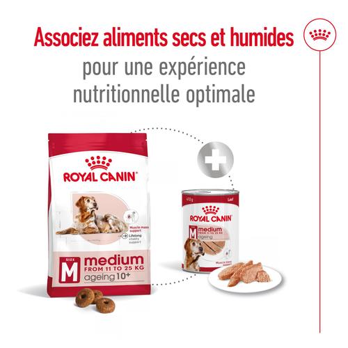 Visuel 6 du produit Royal Canin Croquettes Chien Medium Ageing 10+ - 3 kg