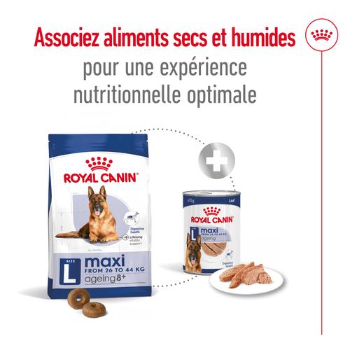 Visuel 8 du produit Croquettes Chien - Royal Canin Maxi Ageing 8+ - 15 kg