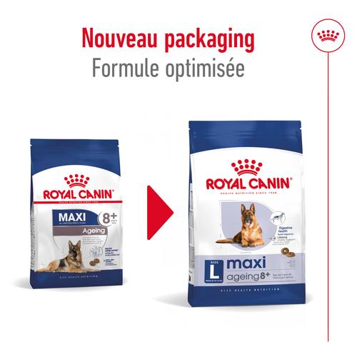 Visuel 11 du produit Croquettes Chien - Royal Canin Maxi Ageing 8+ - 15 kg