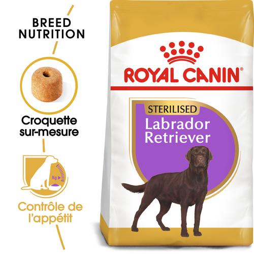 Visuel 3 du produit Royal Canin Croquettes Chien Labrador Sterilised - 12 kg