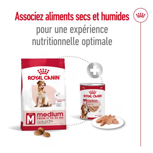 Visuel 7 du produit Croquettes Chien – Royal Canin Medium Mature – 4 kg