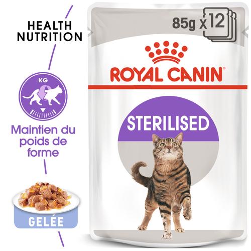 Visuel 3 du produit Boîtes Chat - Royal Canin Sterilised Gelée – 12 x 85 g