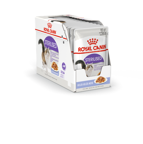 Visuel 1 du produit Boîtes Chat - Royal Canin Sterilised Gelée – 12 x 85 g