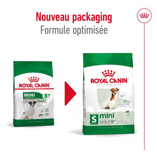 Visuel 9 du produit Croquettes Chien – Royal Canin Mini Adulte 8+ - 4 kg