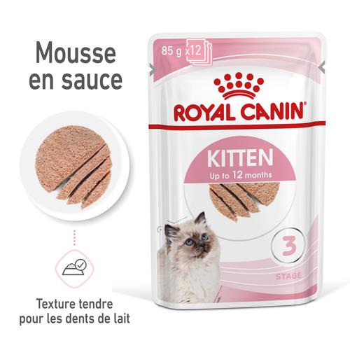 Visuel 3 du produit Royal Canin Sachet Mousse Kitten – 12 x 85 g