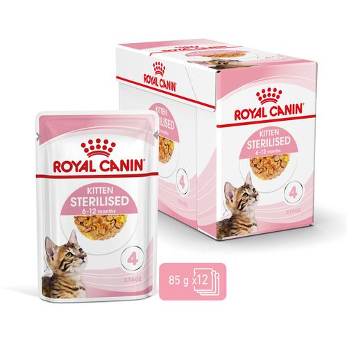 Visuel 1 du produit Royal Canin Sachet Gelée Kitten Sterilised - 12 x 85 g