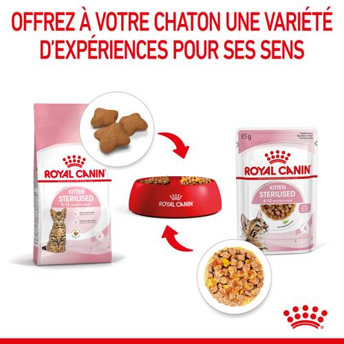 Visuel 7 du produit Royal Canin Sachet Gelée Kitten Sterilised - 12 x 85 g
