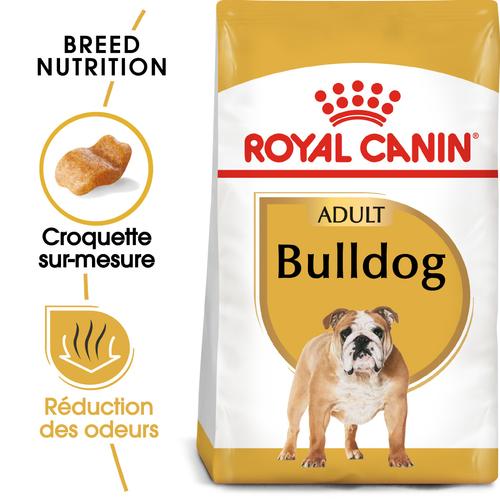 Visuel 1 du produit Royal Canin Croquettes Bulldog Anglais Adulte – 12 kg