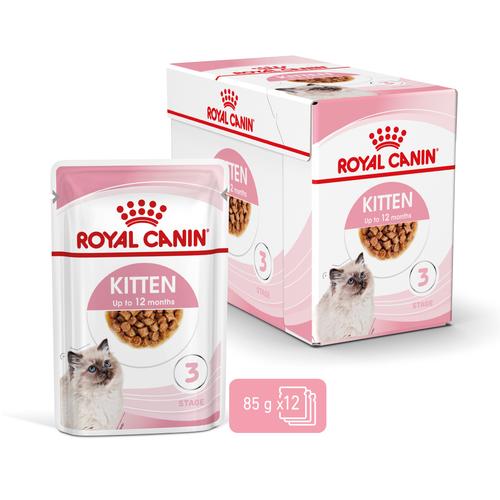Visuel 1 du produit Boîtes Chat - Royal Canin Sachet Sauce Pack Chaton – 12 x 85 g