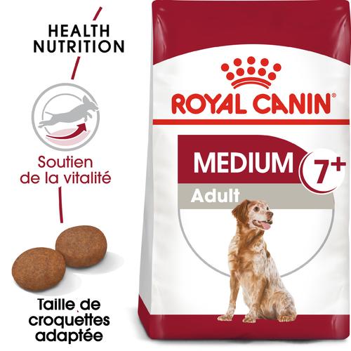 Visuel 3 du produit Croquettes Chien – Royal Canin Medium Adulte 7+ - 15 kg