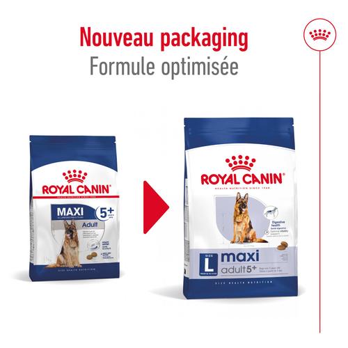 Visuel 9 du produit Croquettes Chien – Royal Canin Maxi Adulte 5+ - 15 kg