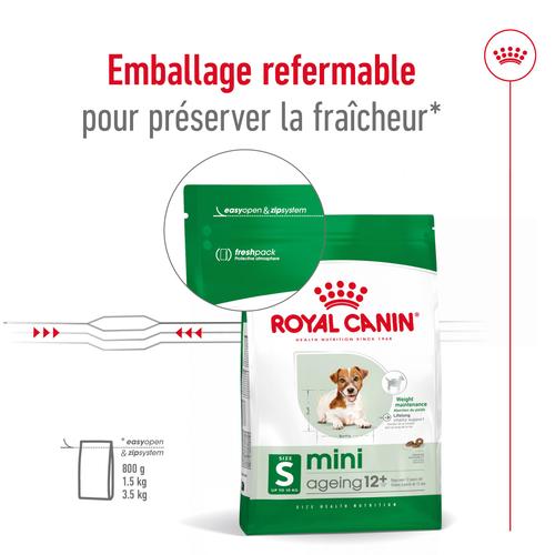 Visuel 10 du produit Royal Canin Croquettes Chien Mini Ageing 12+ - 3,5 kg