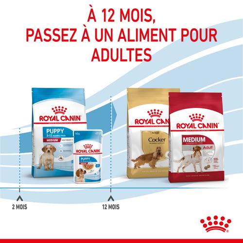 Visuel 5 du produit Royal Canin Croquettes Chiot Medium Puppy 2 à 12 Mois - 12 kg