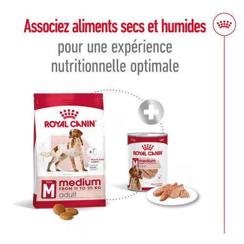 Visuel 6 du produit Royal Canin Croquettes Chien Medium Adult À Partir De 12 Mois - 3 kg