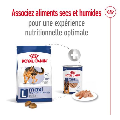 Visuel 6 du produit Royal Canin Croquettes Chien Maxi Adult À Partir De 15 Mois - 3 kg