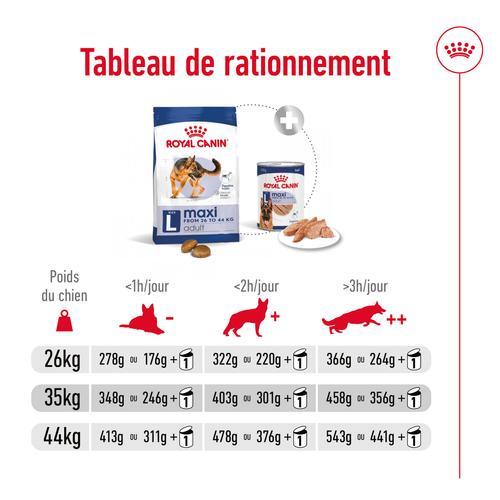 Visuel 7 du produit Royal Canin Croquettes Chien Maxi Adult À Partir De 15 Mois - 3 kg