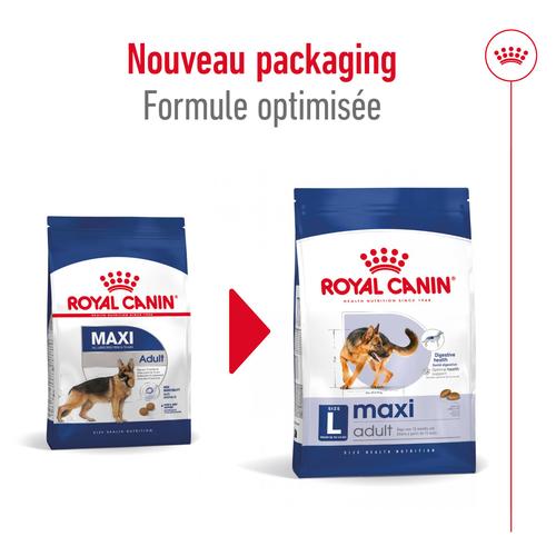 Visuel 9 du produit Royal Canin Croquettes Chien Maxi Adult À Partir De 15 Mois - 3 kg